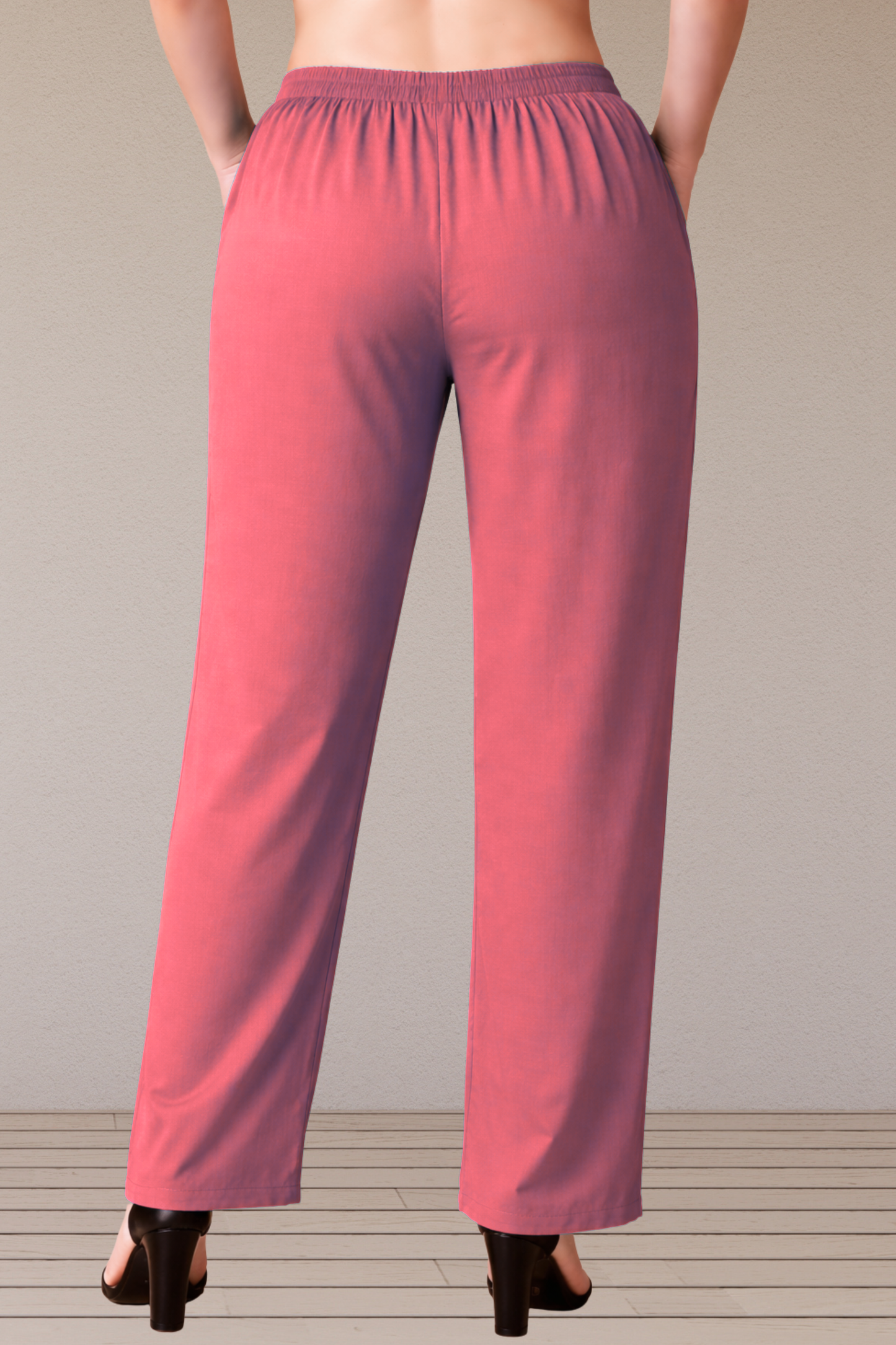 Pink Rayon Kurti Pant