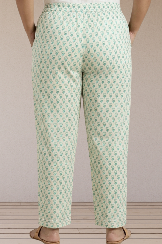 Pista Buta Cotton Pant