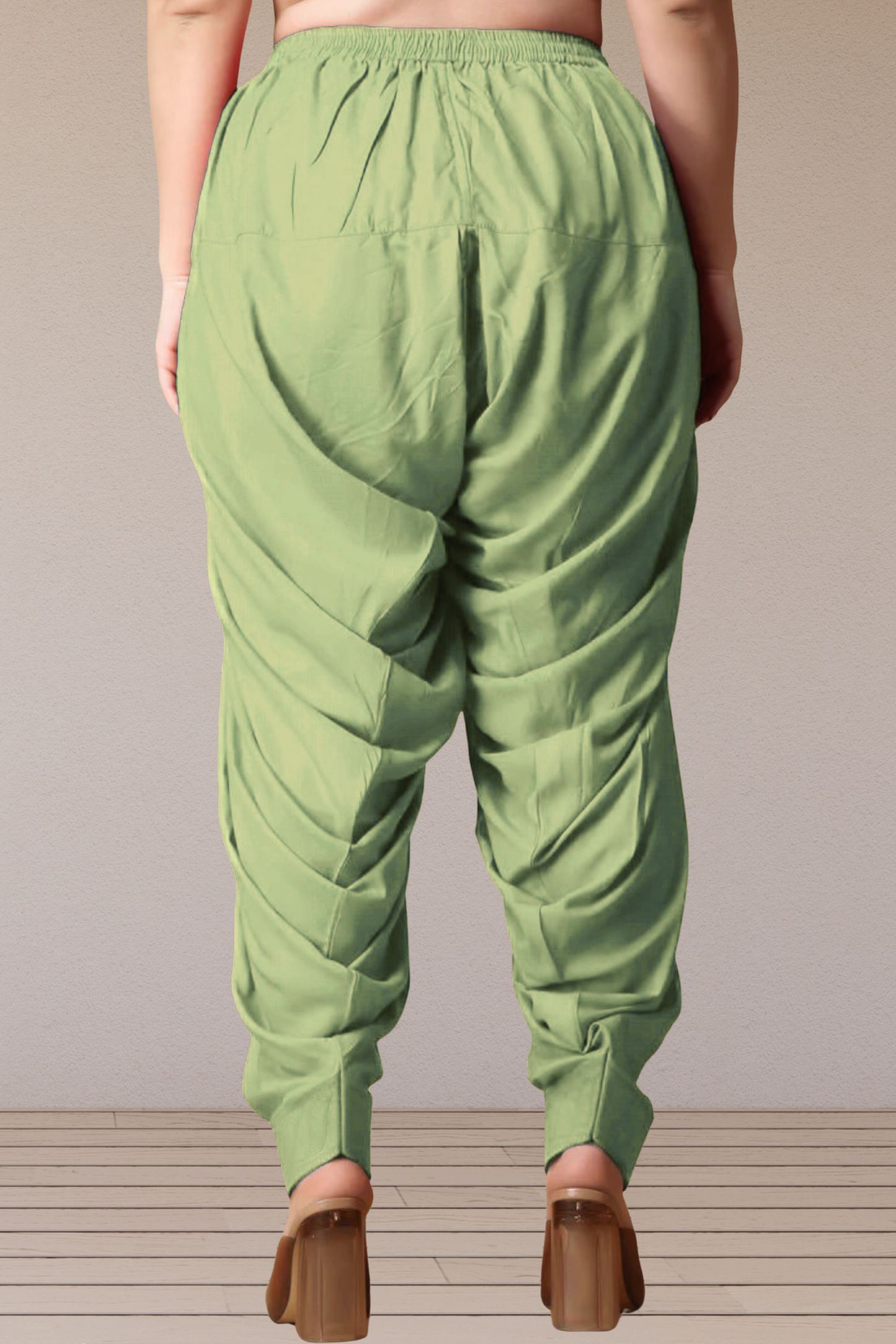 Pista Green Rayon Patiala Salwar