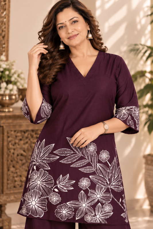 Plumwood Floral Muslin Co-ord Set