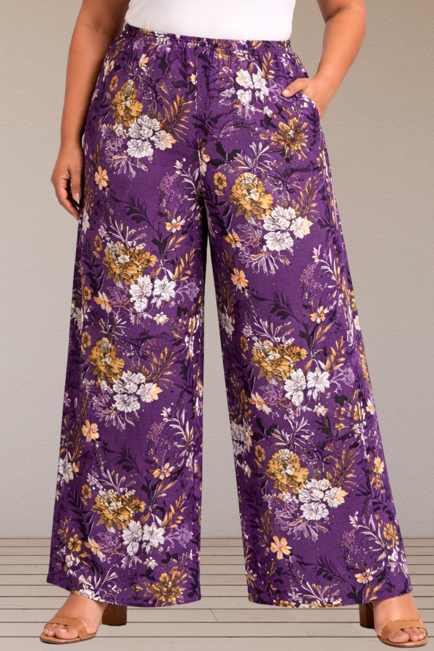 Plum Statement Summer Lounge Pants