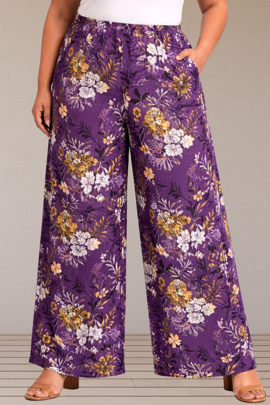 Plum Statement Summer Lounge Pants
