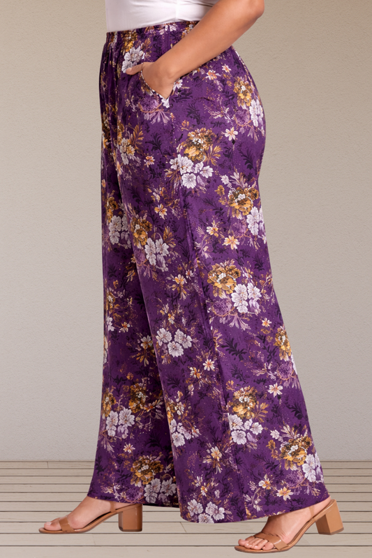 Plum Statement Summer Lounge Pants