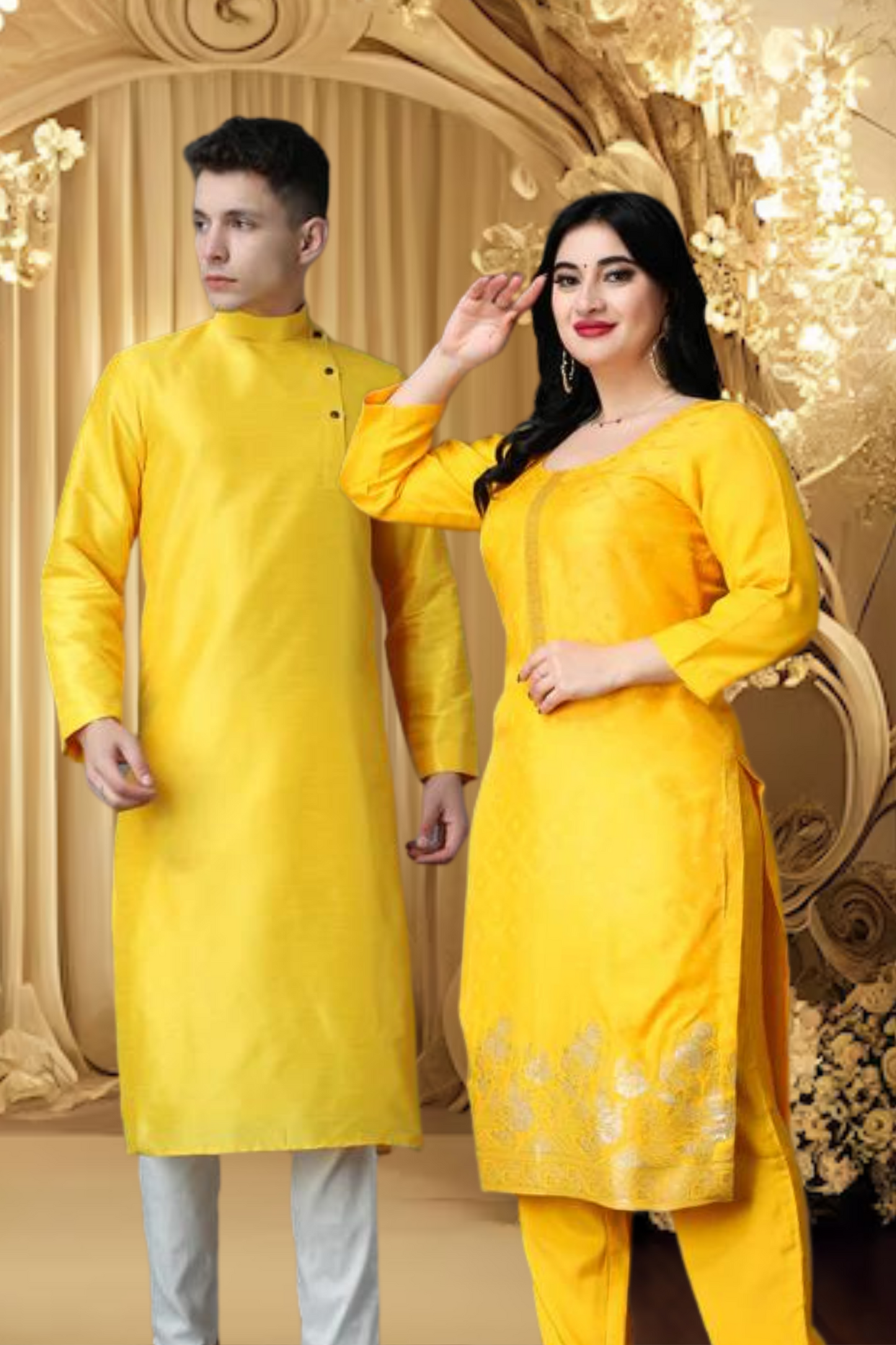 Matching Wedding Outfits For Couples 