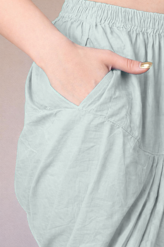 Powder Blue Easy Fit Cotton Salwar