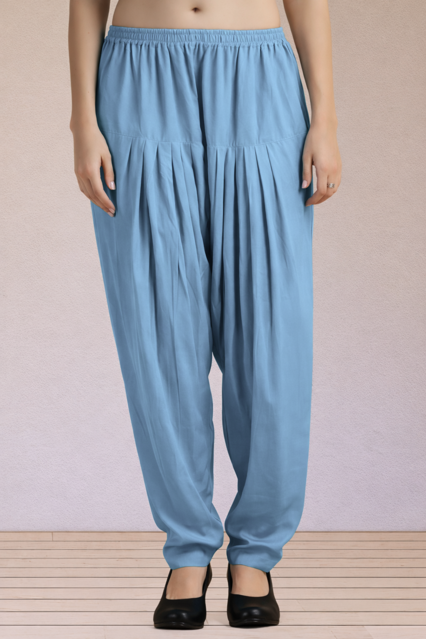 Powder Blue Easy Fit Rayon Salwar