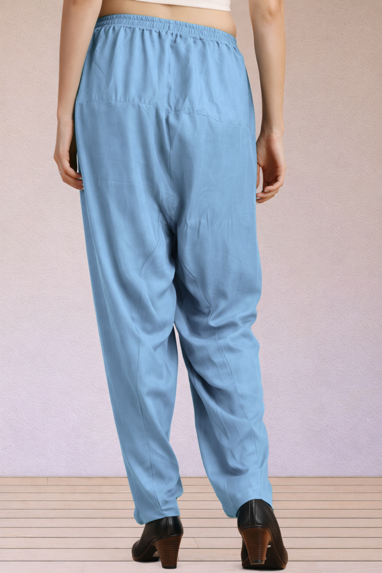 Powder Blue Easy Fit Rayon Salwar