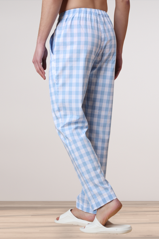 Powder Check Cotton Pant Pajama