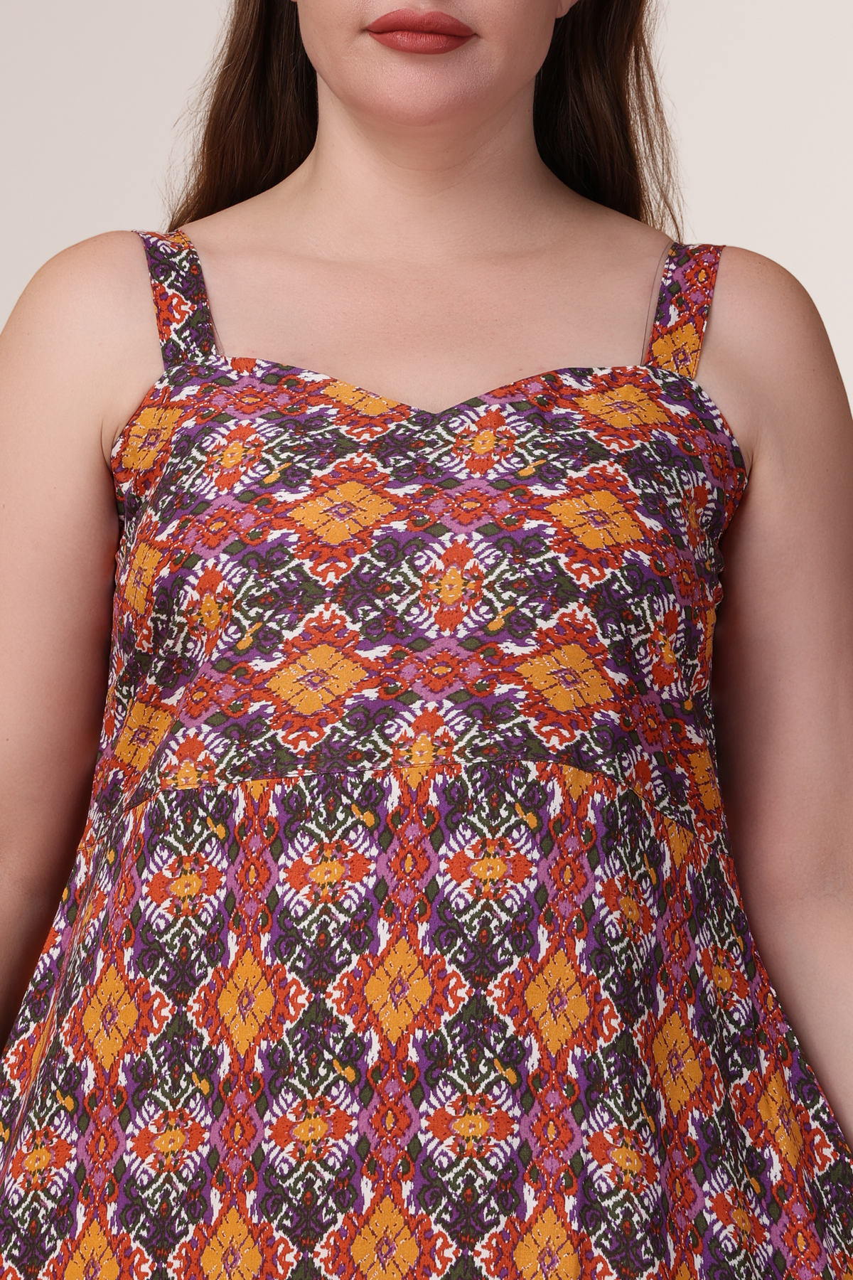 Buy Plus Size ​Autumn Pallete Rayon Short Nighty At Apella | Sizes XS to 10 XL | India | Free Delivery | Customized