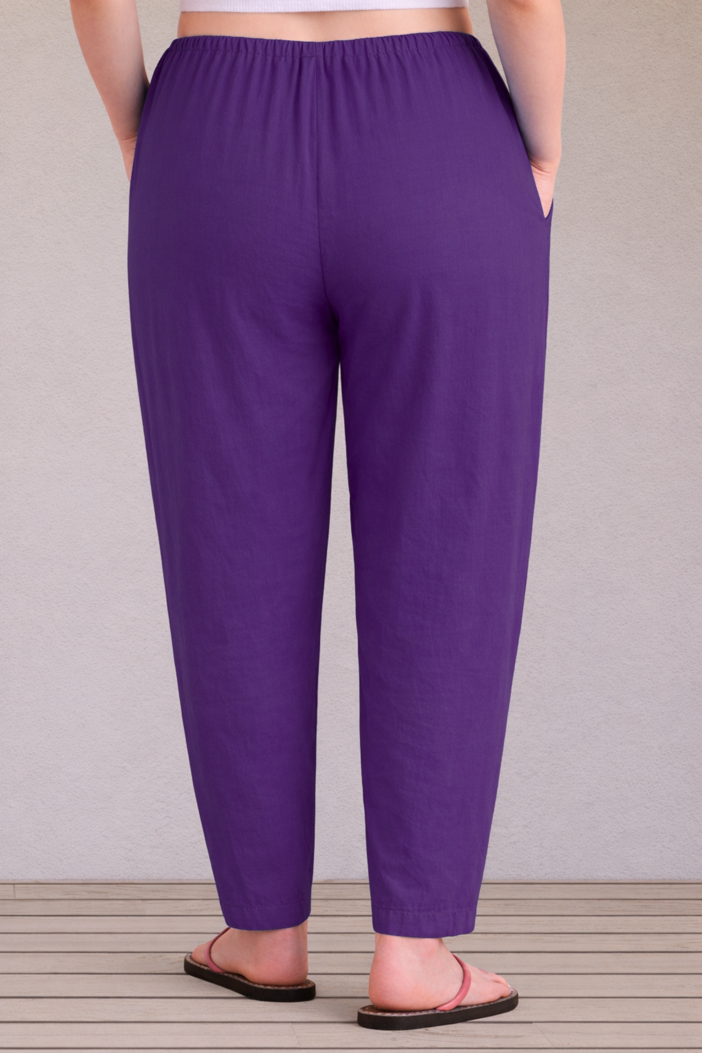 Purple Easy Fit Cotton Maternity Salwar