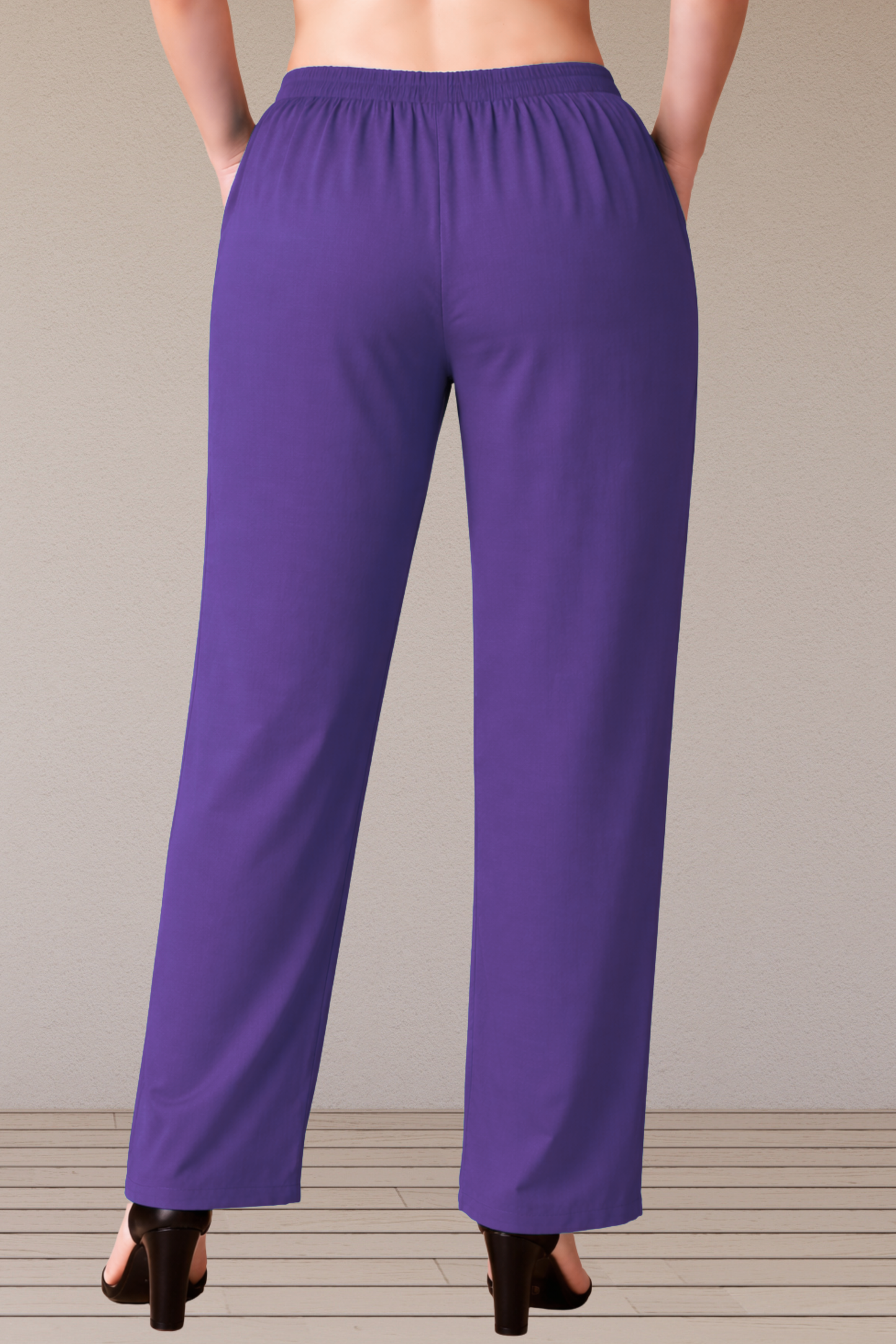 Purple Santoon Pant Palazzo