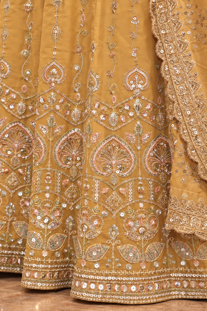 Radiant Realm Embroidered Dress With Dupatta