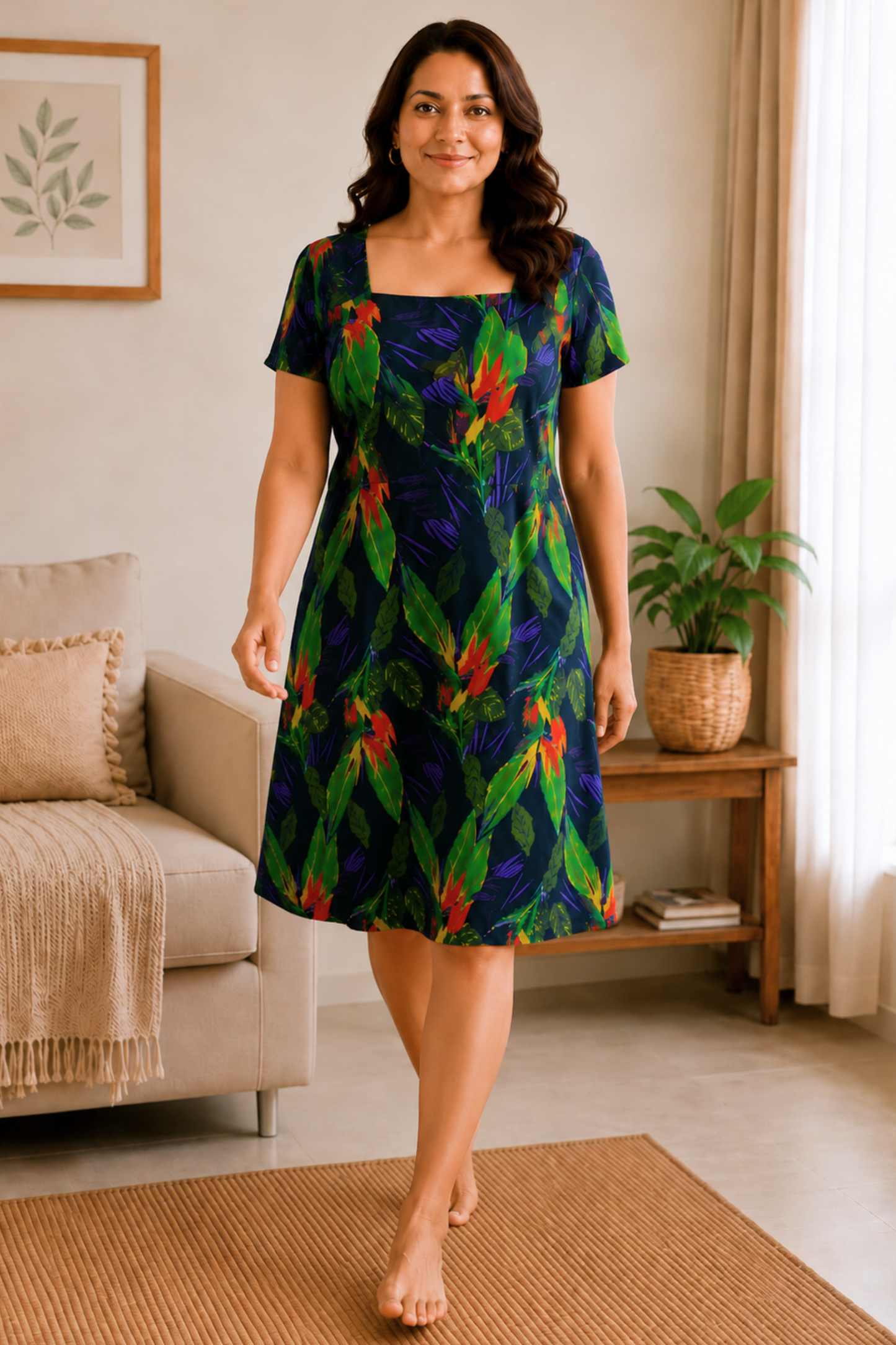 Rainforest Muse Rayon Short Nighty