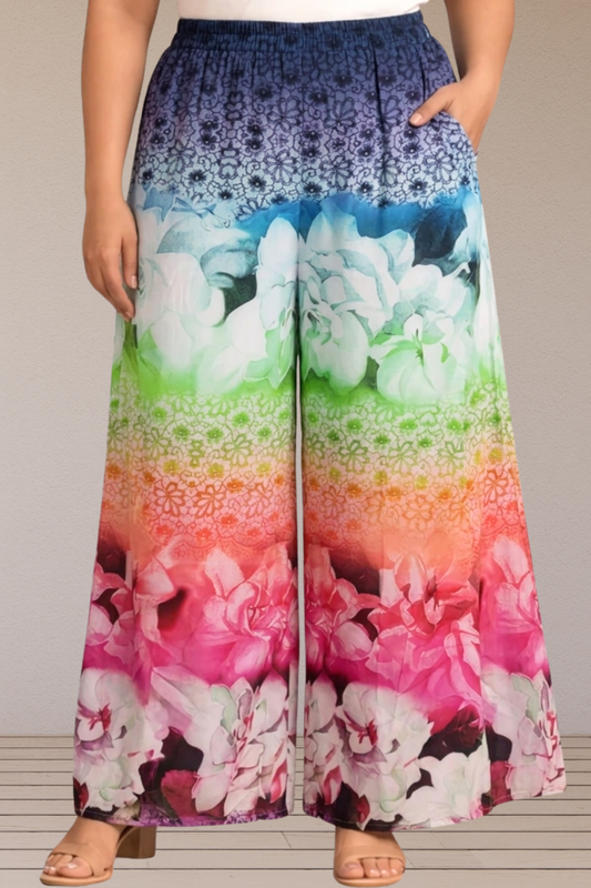 Rang Leher Floral Palazzo