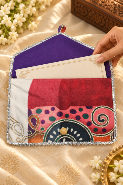 Rangoli Handcrafted Shagun Envelope