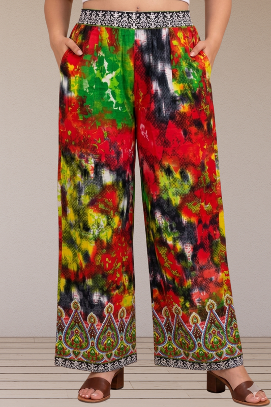 Rangrez Canvas Palazzo Pant
