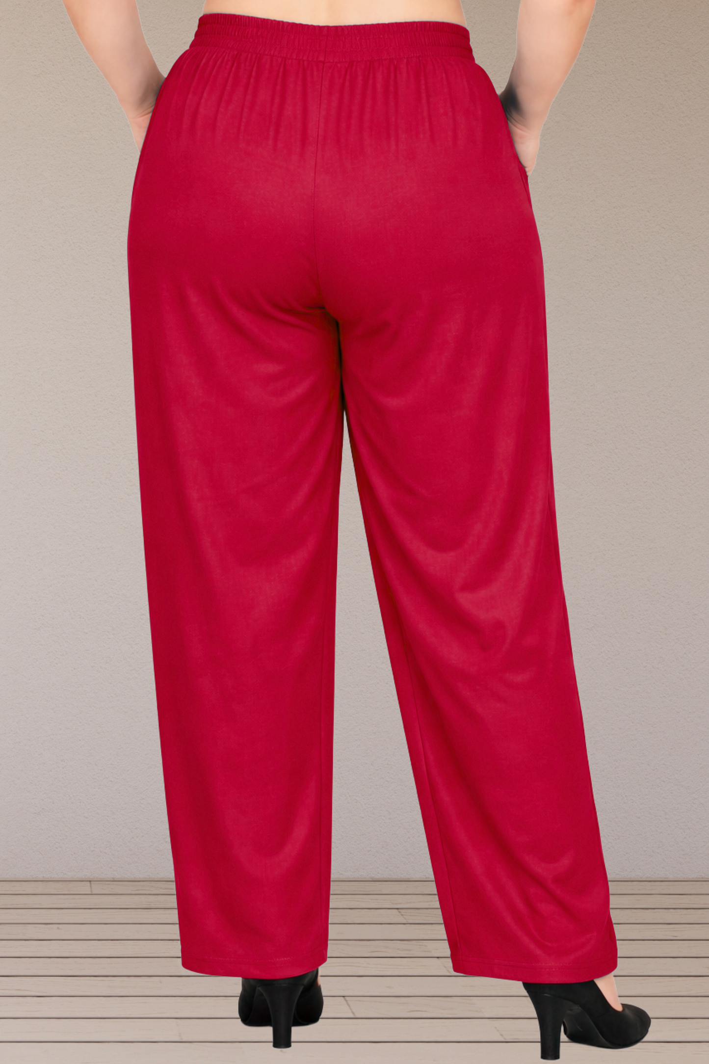 Red Belted Pant Palazzo
