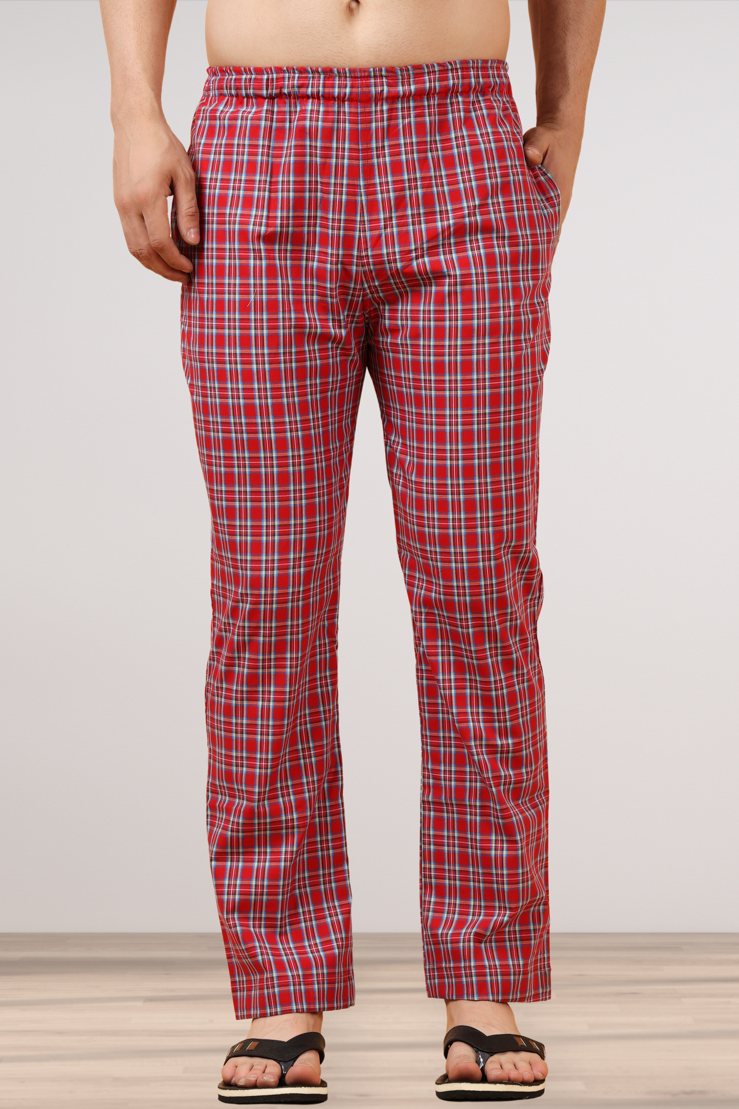 Red Currant Poplin Cotton Pajama