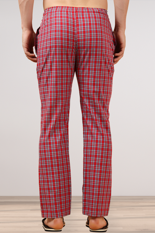 Red Currant Poplin Cotton Pajama