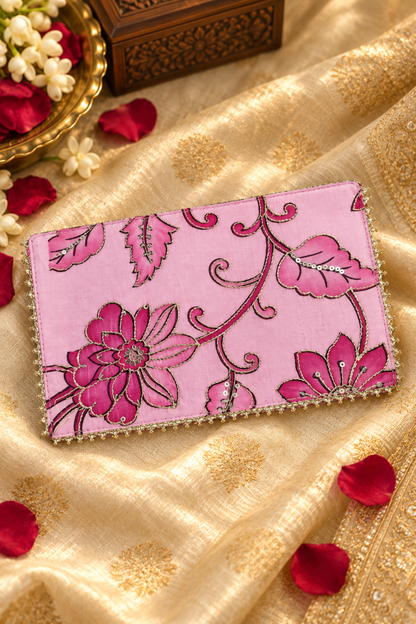 Rose Blush Handcrafted Shagun Envelope