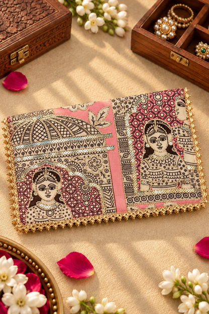 Rose Gold Handcrafted Shagun Envelope