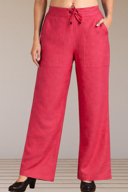 Rose Linen cotton Ease Pants
