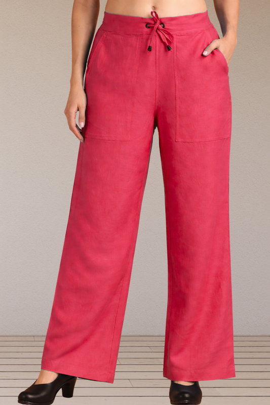 Rose Linen cotton Ease Pants