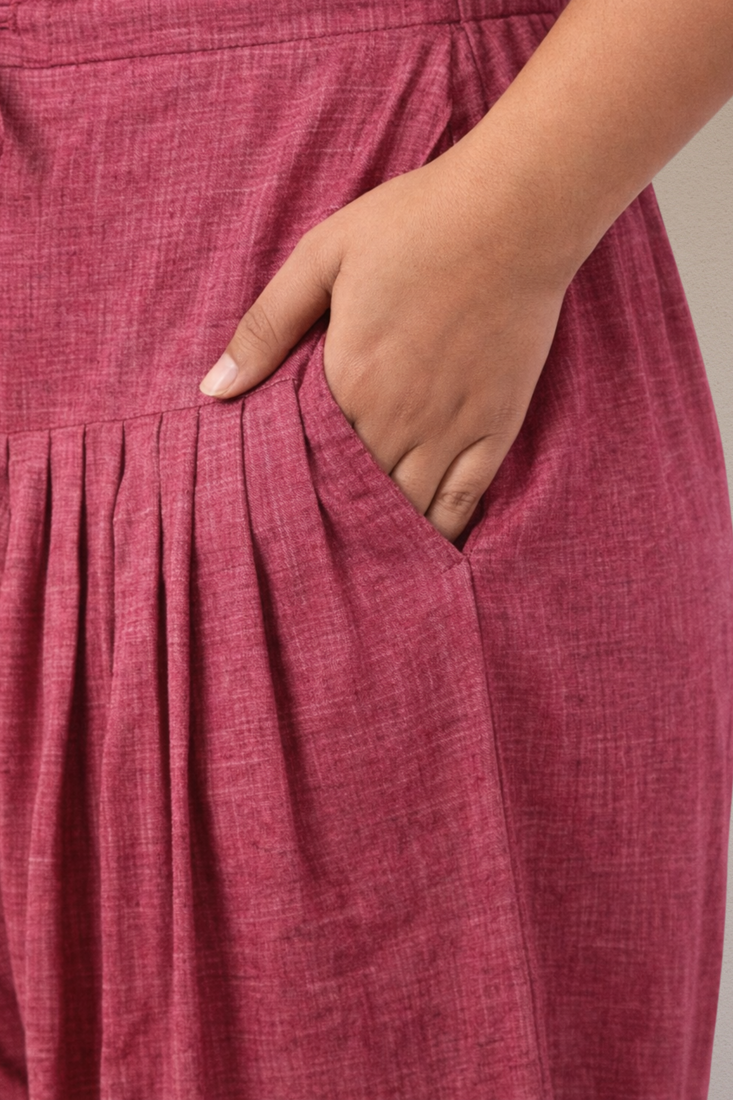 Rosewood Drape Pleated Salwar