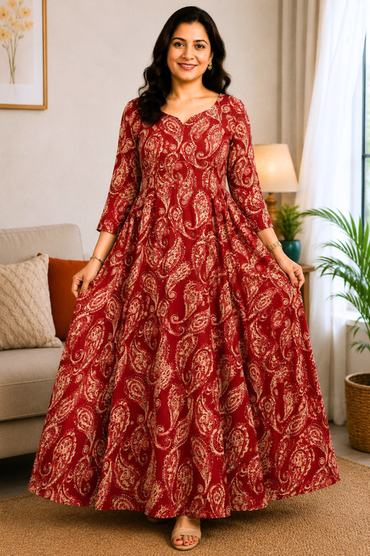 Rouge Reverie Summer Dress With Pockets