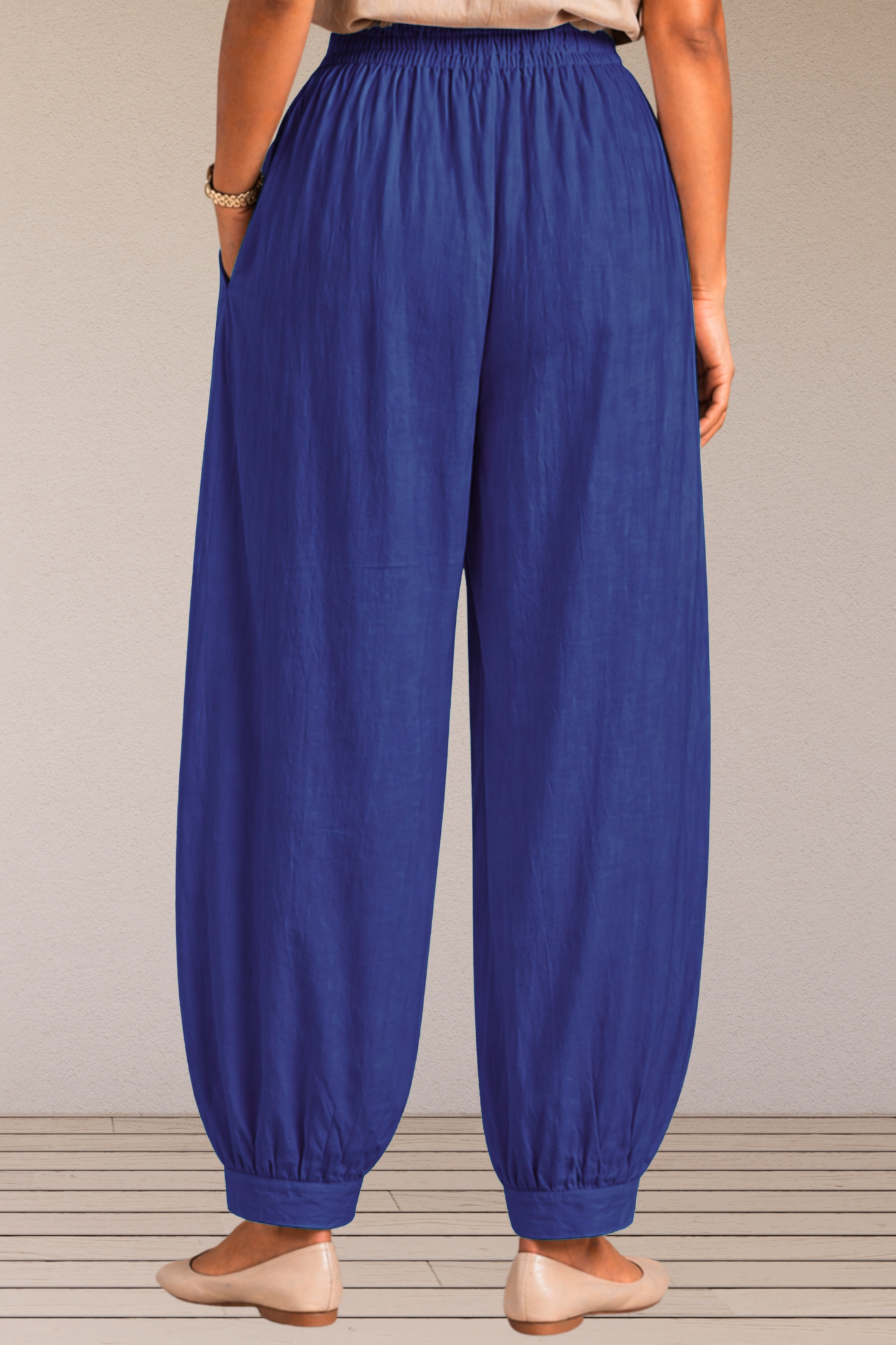 Royal Blue Cotton Afghani Pants