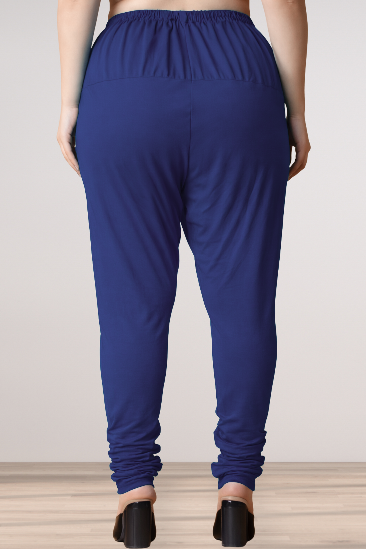 Royal Blue Cotton Churidar Pants