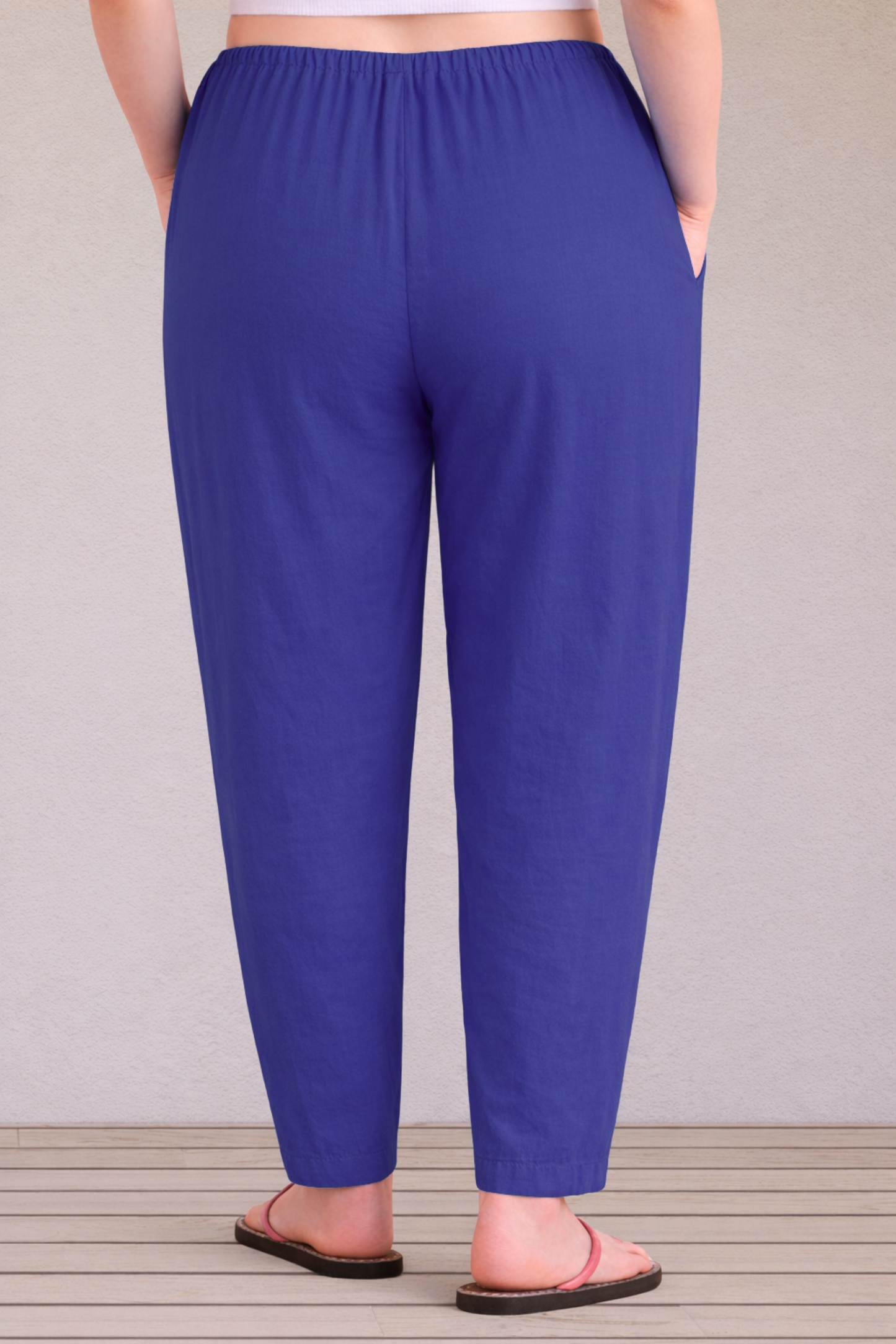 Royal Blue Easy Fit Cotton Maternity Salwar