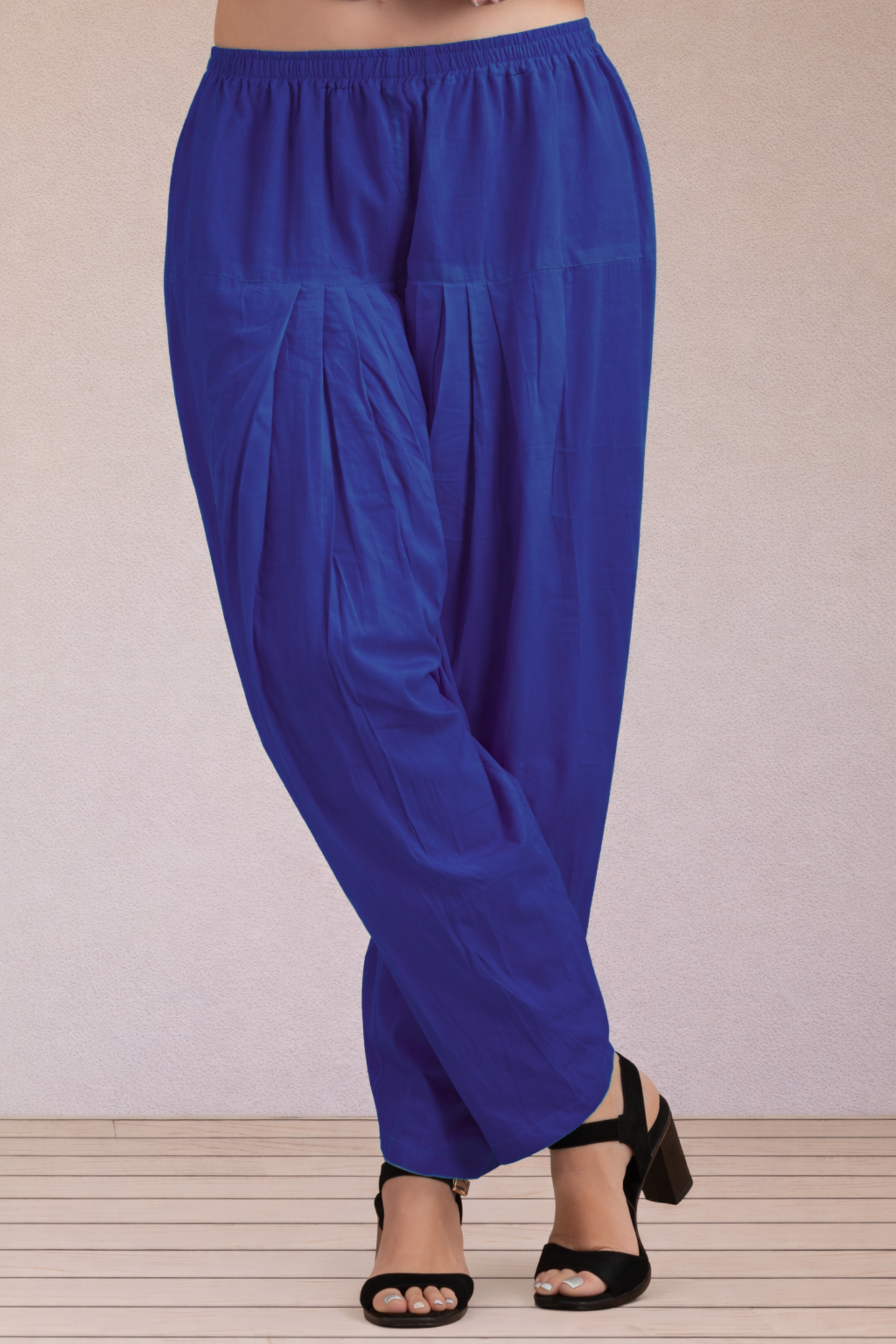 Royal Blue Easy Fit Cotton Salwar