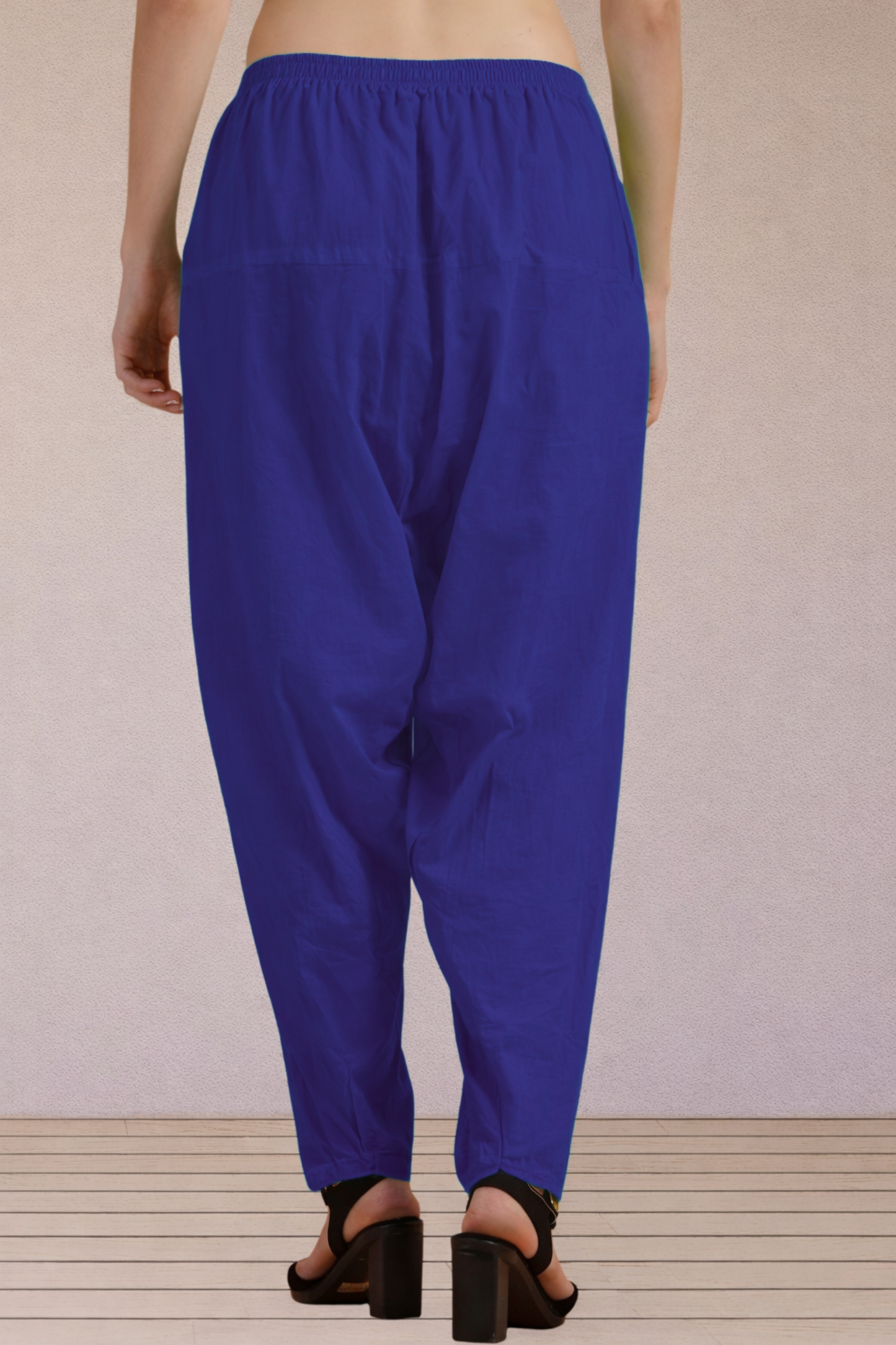 Royal Blue Easy Fit Cotton Salwar