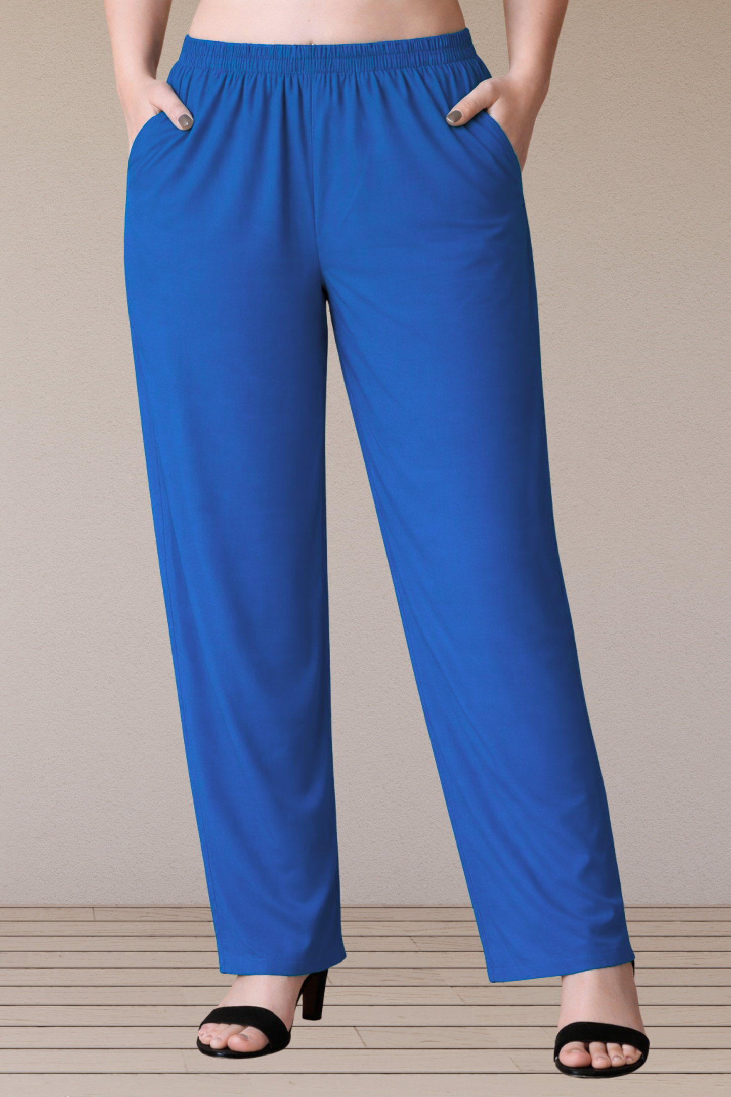 Royal Blue Rayon Kurti Pant