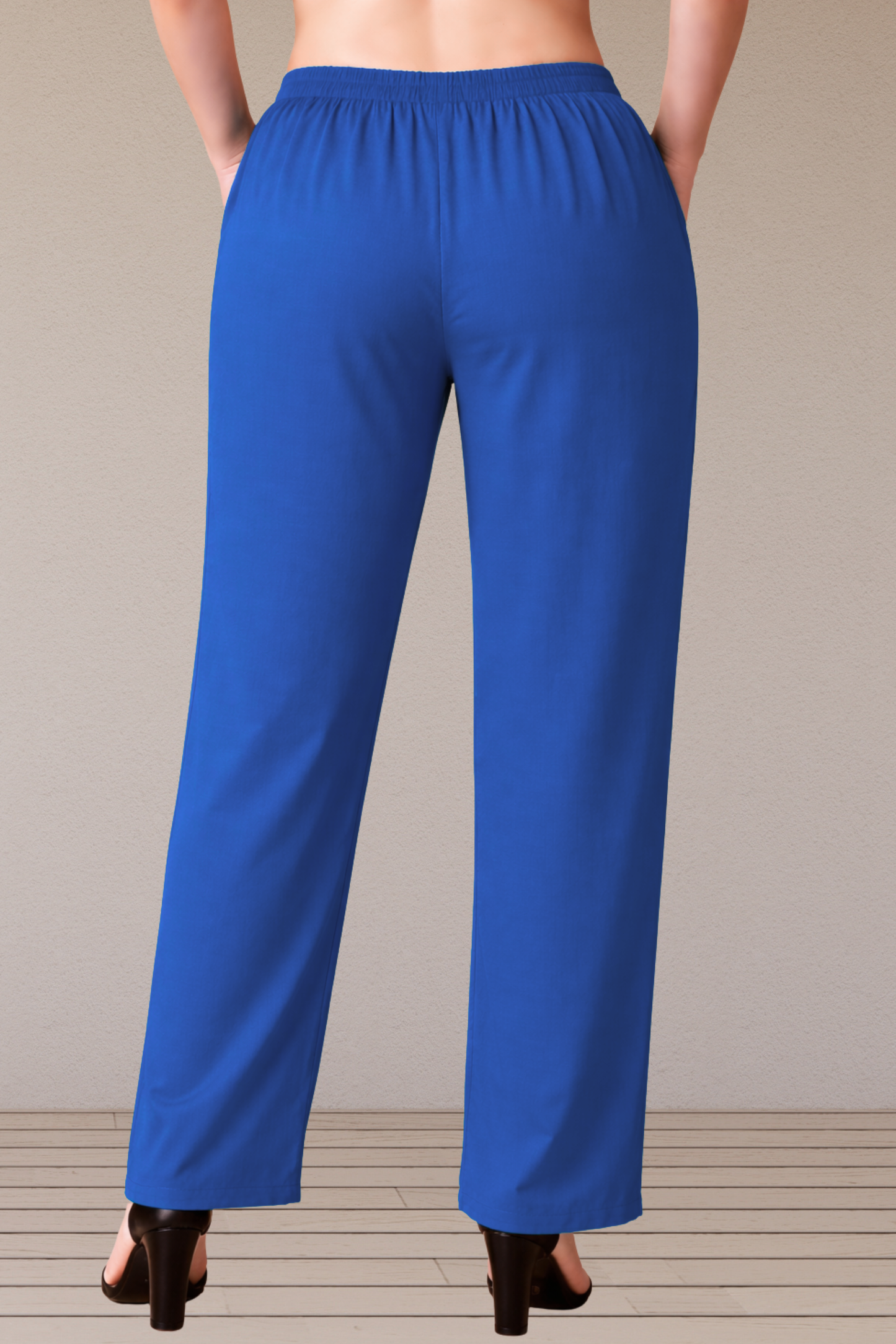 Royal Blue Rayon Kurti Pant