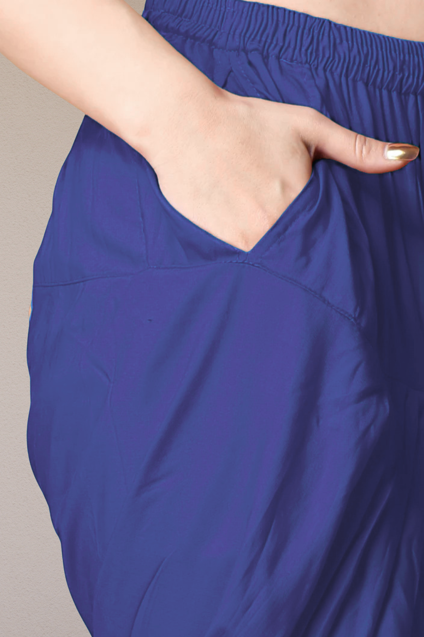 Royal Blue Rayon Patiala Salwar