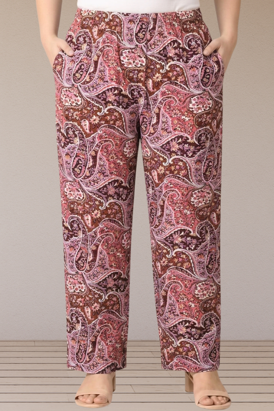 Ruhani Paisley Cotton Pant