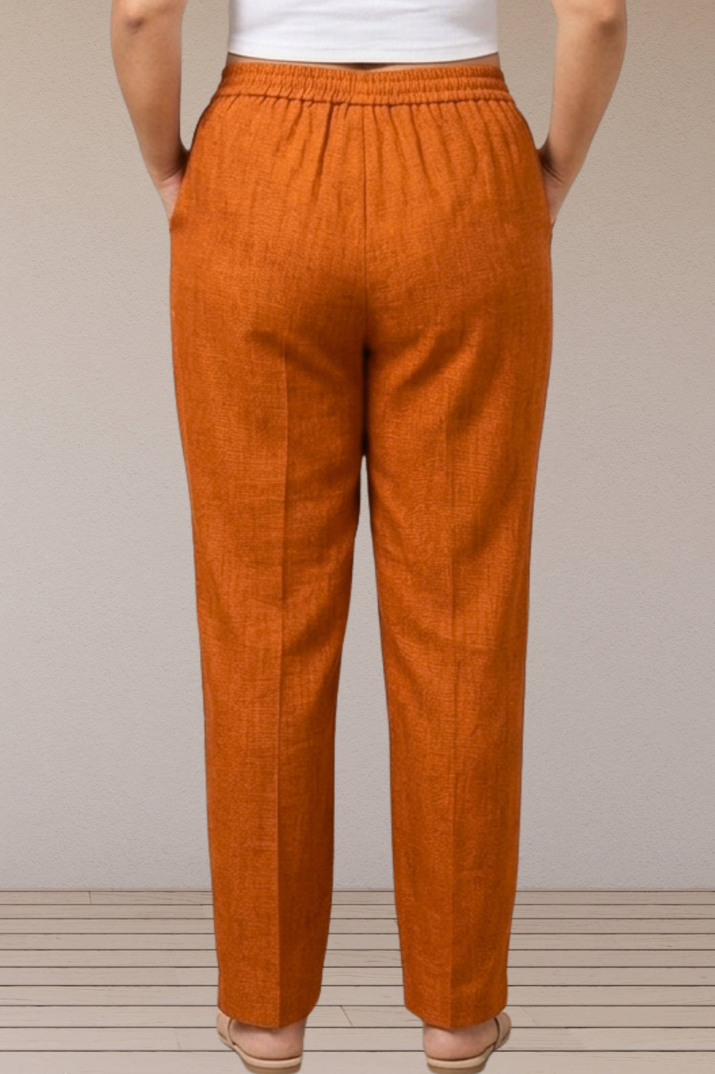 Rust Ease Rayon Pants