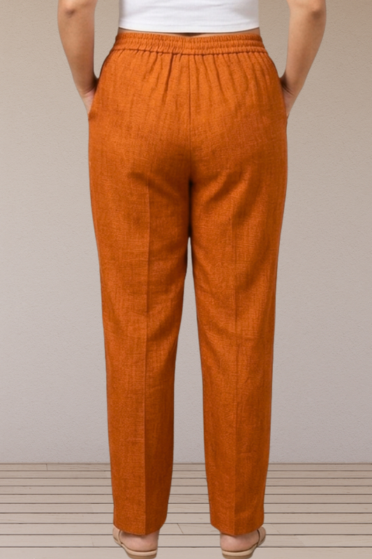 Rust Ease Rayon Pants