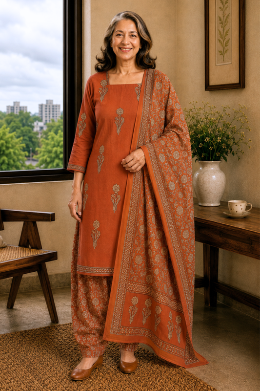 Maati Meadow Cotton Salwar Suit