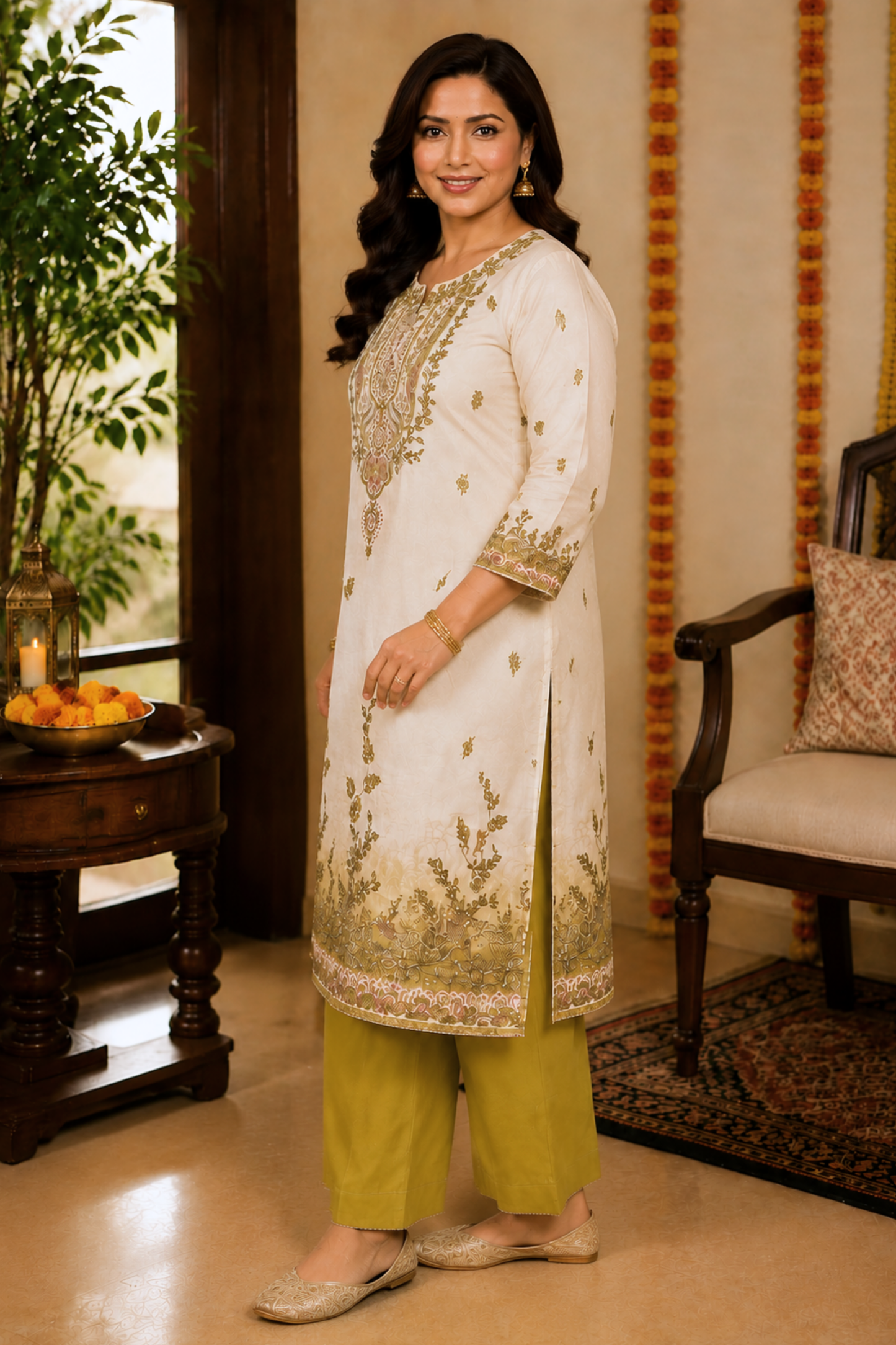 Sabaah Ombré Muslin with Aari Work