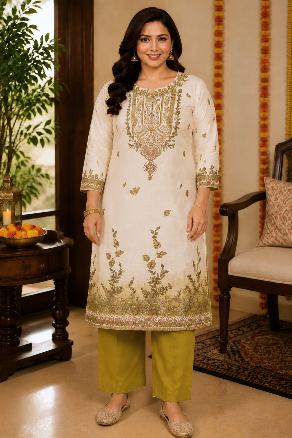 Sabaah Ombré Muslin with Aari Work
