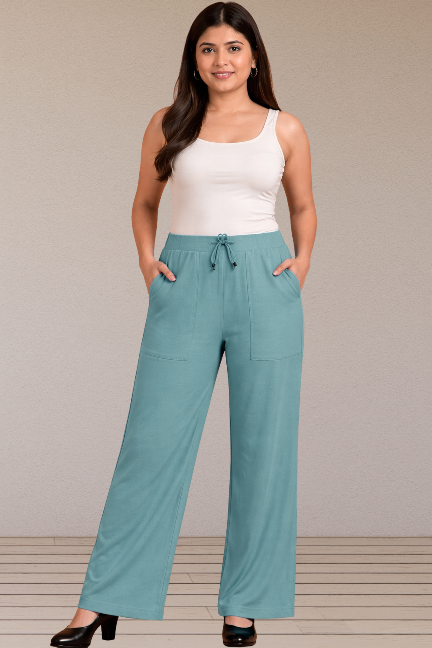 Sage Linen Cotton Ease Pants