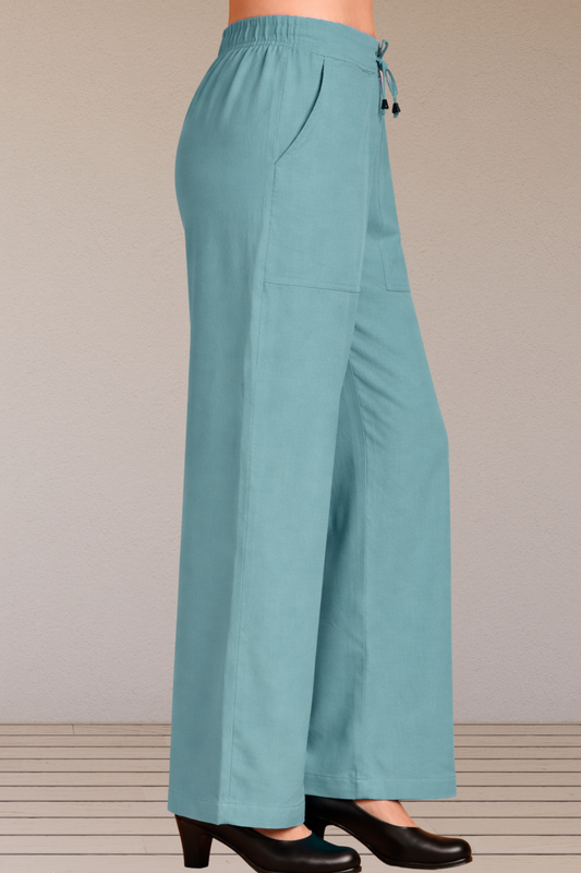 Sage Linen Cotton Ease Pants