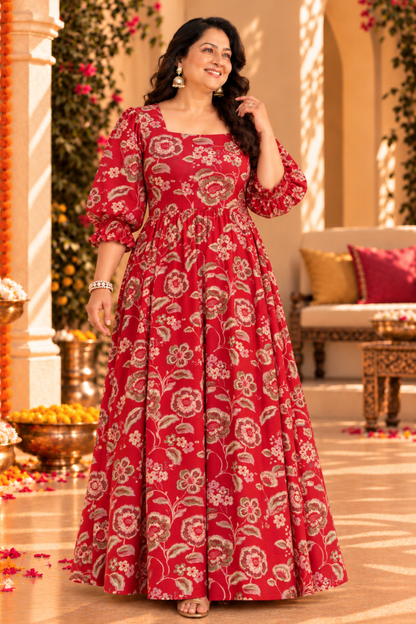 Scarlet Rose Foiled Dress With Pockets