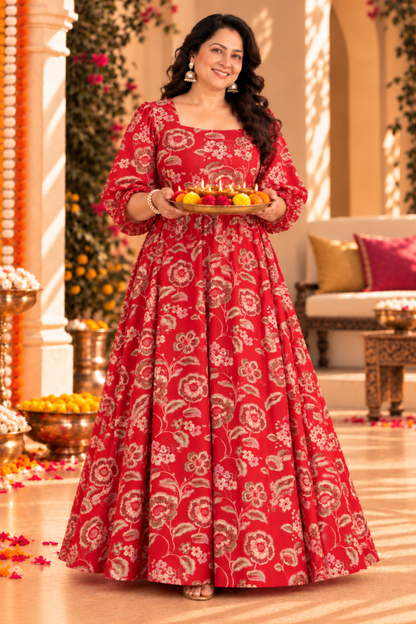 Scarlet Rose Foiled Dress With Pockets