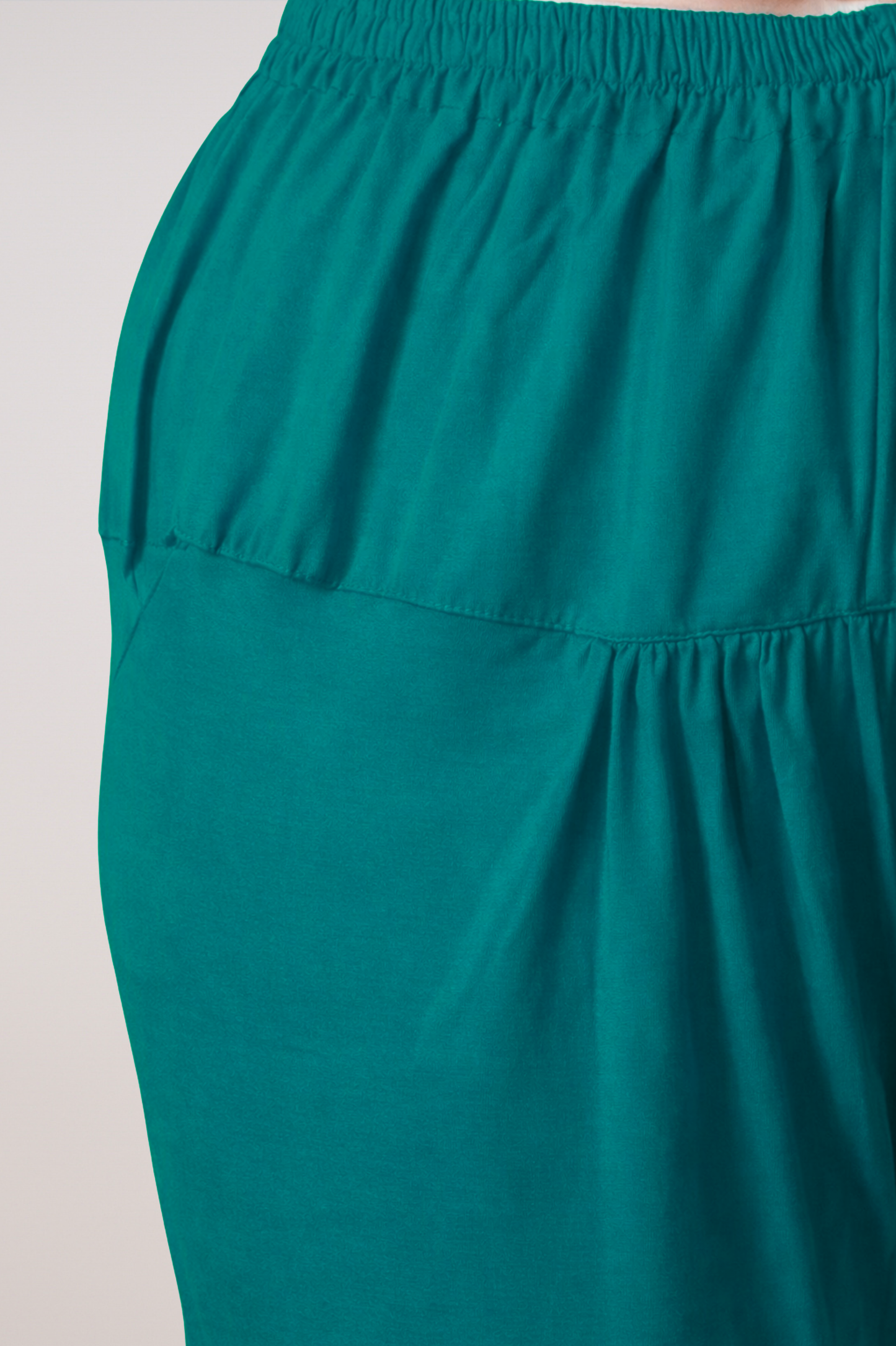 See Green Cotton Churidar Pants