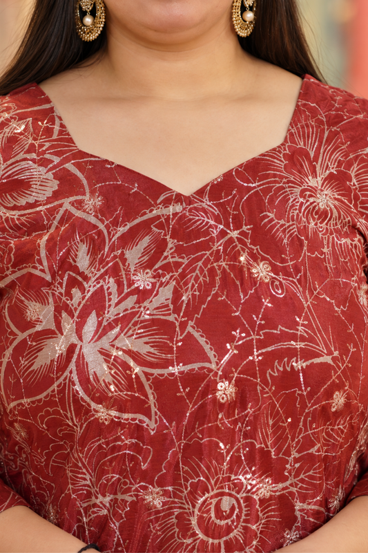 Shaahi Mehek Floral Suit Set