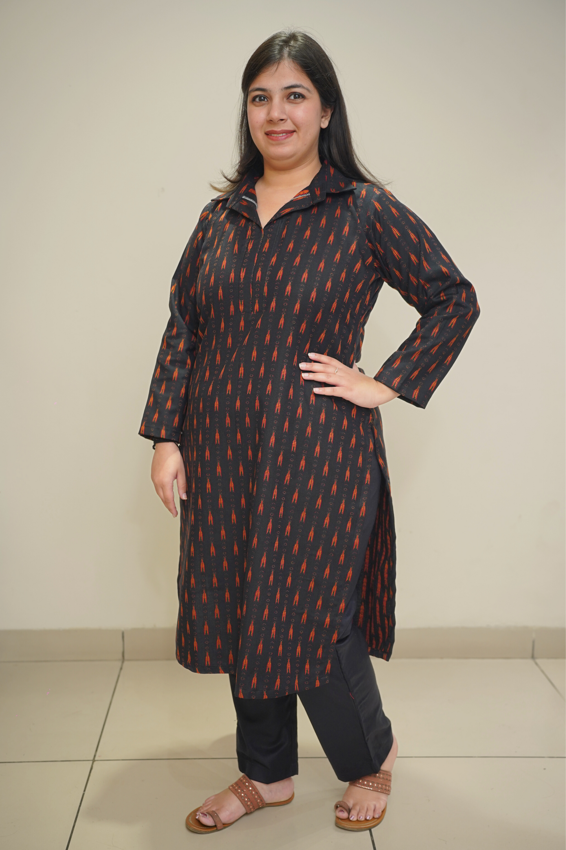 Shadow Spice Woollen Kurta